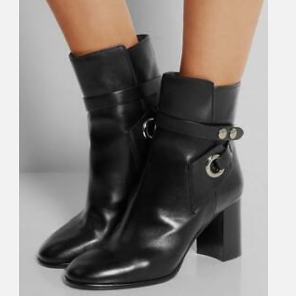 ISABEL MARANT ANKLE LEATHER BOOTS